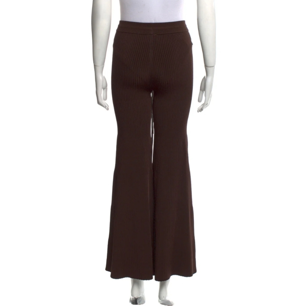 Peter Do Flared ribbed pants brown small - Picture 7 of 16